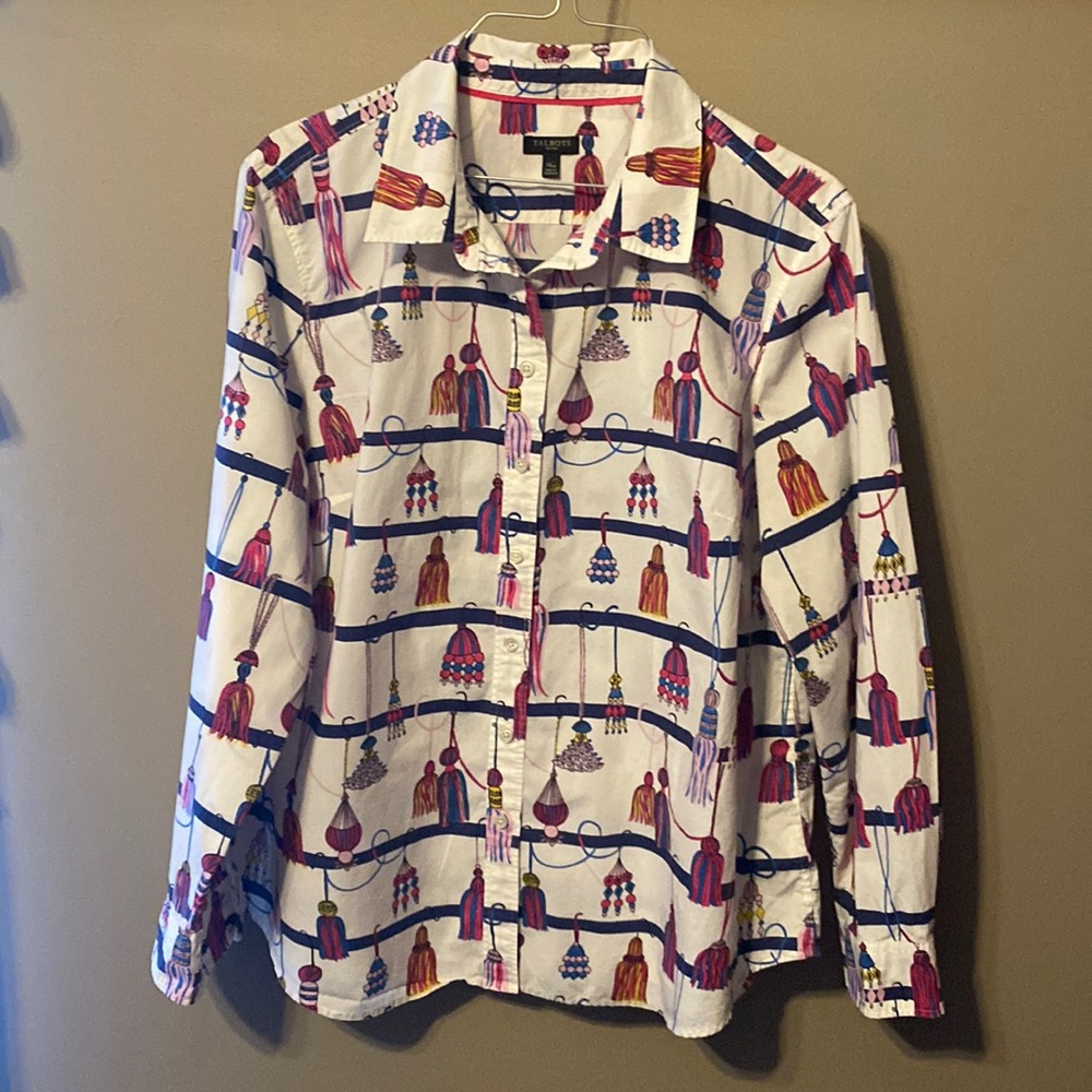Talbots petite classic cotton blouse